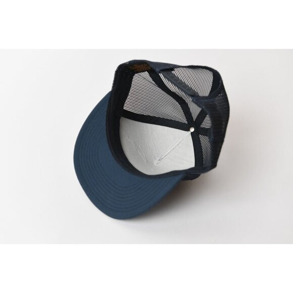 Drink Tractor Beverages Trucker Hat Snapback Cap Mesh Navy Blue NEW - Picture 4 of 7